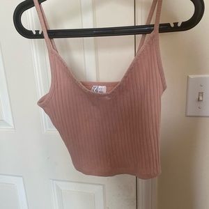 Pink h&m tank top